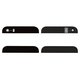 Верхня + нижня панель корпусу для Apple iPhone 5S, чорна