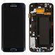 Дисплей для Samsung G925F Galaxy S6 EDGE, синій, з рамкою, Original, сервісне опаковання, #GH97-17162A/GH97-17317A/GH97-17334A
