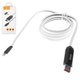 USB кабель Hoco U29, USB тип-A, Lightning, 100 см, 2 A, білий