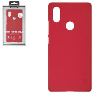 Чехол Nillkin Super Frosted Shield для Xiaomi Mi 8 SE 5.88", красный, с подставкой, матовый, пластик, M1805E2A, #6902048159792