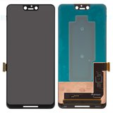 Дисплей для Google Pixel 3 XL, черный, без рамки, Оригинал (переклеено стекло)