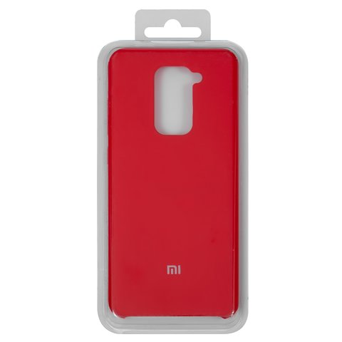 Чехол для Xiaomi Redmi Note 9, красный, Original Soft Case, силикон, red 14 , M2003J15SC, M2003J15SG, M2003J15SS