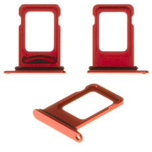 Тримач SIM карти для iPhone 12, червоний, double SIM