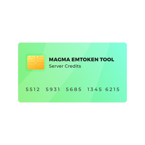 Серверні кредити Magma EmToken Tool