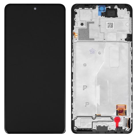 Дисплей для Xiaomi Redmi Note 10 Pro, чорний, з рамкою, Original PRC 