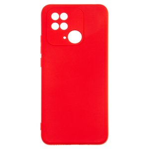 Чехол для Xiaomi Redmi 10C, красный, Original Soft Case, силикон, red 14 