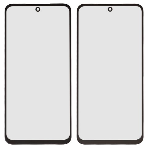 Скло корпуса для Xiaomi Redmi 10, Redmi 10 2022 , з ОСА плівкою, чорне