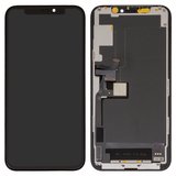 Дисплей для iPhone 11 Pro, черный, с рамкой, High Copy, без микросхемы, (OLED), GW OEM hard