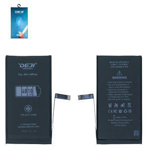 Акумулятор Deji для Apple iPhone 14 Plus, Li ion, 3.86 В, 4810 мАг, збільшена ємність, original IC