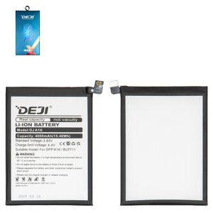 Акумулятор Deji BLP711 для Oppo A1k, Li ion, 3,85 B, 4000 мАг