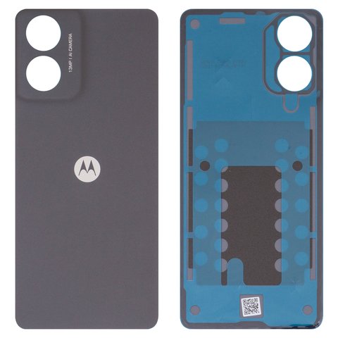 Задняя панель корпуса для Motorola Moto E14, черная, graphite gray