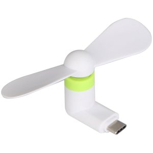Вентилятор Mini, белый, мобильный, USB тип C