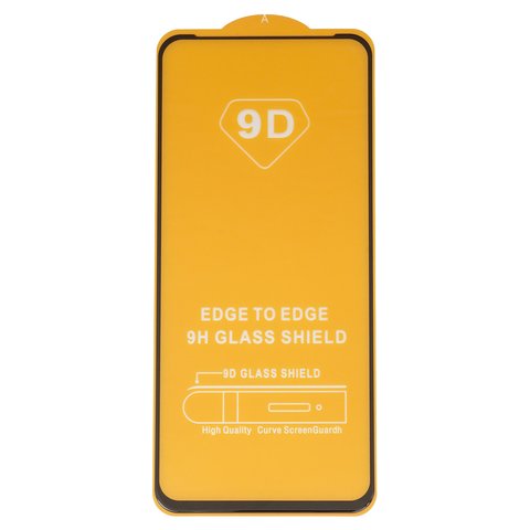 Защитное стекло для Realme C65 4G, C65 5G, совместимо с чехлом, Full Glue, без упаковки , черный