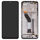 Дисплей для Xiaomi Poco C75, Redmi 14C 4G, Redmi 14C 5G, Redmi A4, чорний, з рамкою, (Box), 2411DRN47C, 2409BRN2CA, 2409BRN2CG, 2409BRN2CY