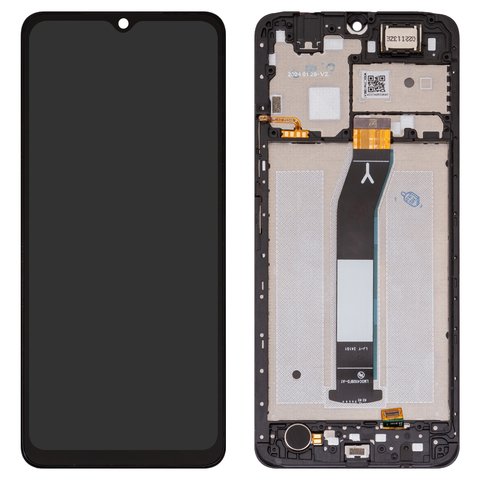 Дисплей для Xiaomi Redmi A3, Redmi A3x, чорний, з рамкою, Box , 23129RN51X, 23129RN51H