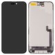 Дисплей для iPhone 16 Plus, чорний, з рамкою, High Copy, без помилки, (OLED) soft diagnosable, DD-OLED
