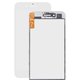 Housing Glass compatible with iPhone 7 Plus, (with OCA film, with frames, white)