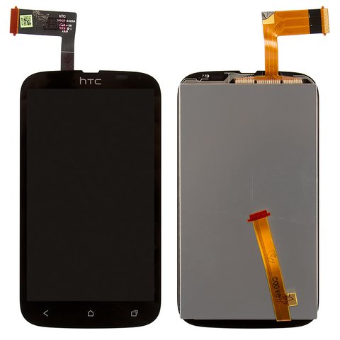 LCD compatible with HTC T328w Desire V, black, without frame 