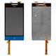 Pantalla LCD puede usarse con HTC A620e Windows Phone 8S, azul, sin marco