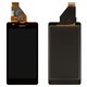 LCD compatible with Sony C5502 M36h Xperia ZR, C5503 M36i Xperia ZR, (black, Original (PRC))