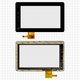 Сенсорный экран для China-Tablet PC 7"; GoClever Tab A73; Flytouch C08S; Bmorn V11; Benton BT-M740; Benss B7; Fly IQ310; Texet TM-7025, черный, 116 мм, 12 pin, 190 мм, емкостный, 7", #PINGBO PB70DR8065_01