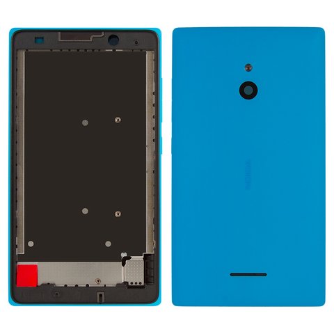 Carcasa puede usarse con Nokia XL Dual Sim, azul claro