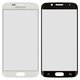 Housing Glass compatible with Samsung G925F Galaxy S6 EDGE, (white)