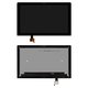 Pantalla LCD puede usarse con Lenovo Yoga Tablet 2 Pro-1380, negro, (versión Wi-Fi), sin marco