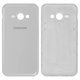 Battery Back Cover compatible with Samsung J110H/DS Galaxy J1 Ace, (white)
