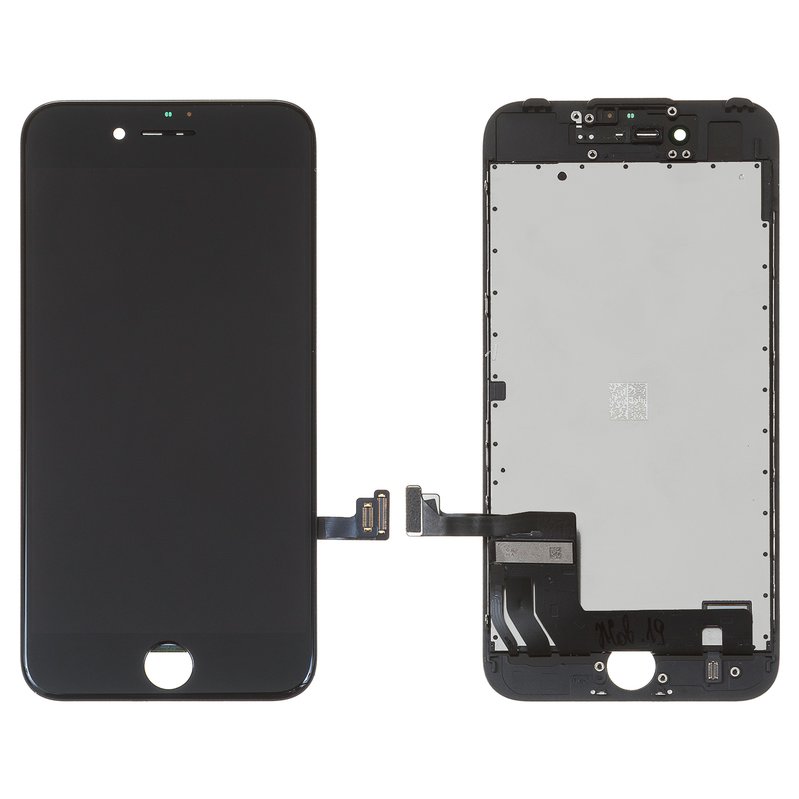 Pantalla LCD para iPhone 7 plus 5.5 retina premontado vidrio completamente negro