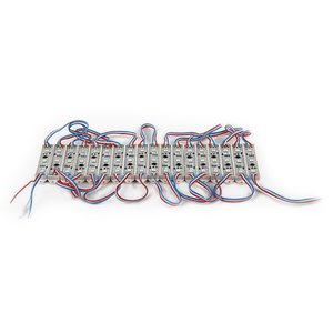 LED Module Kit WS2811, full color, 3 SMD5050 LEDs, 75×15×4 mm, IP67, 20 pcs 