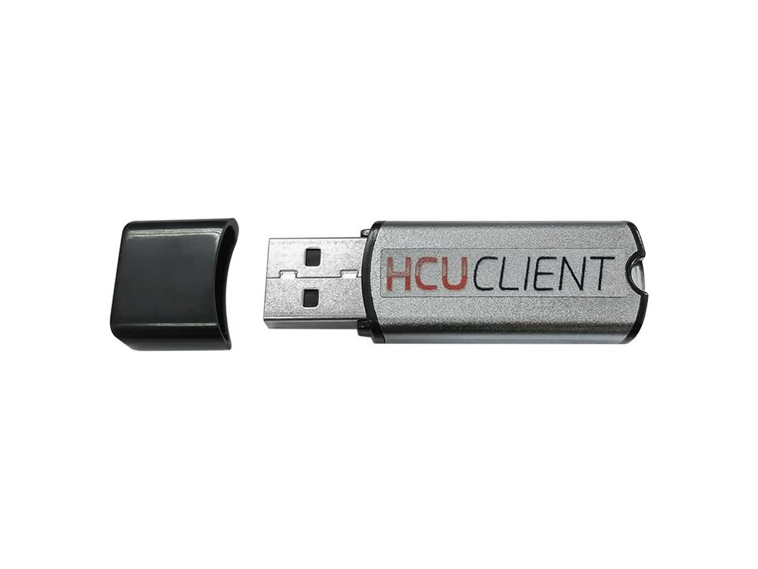 Hcu client. USB донгл синий с хромированным ободком. Донгл. HCU-2.