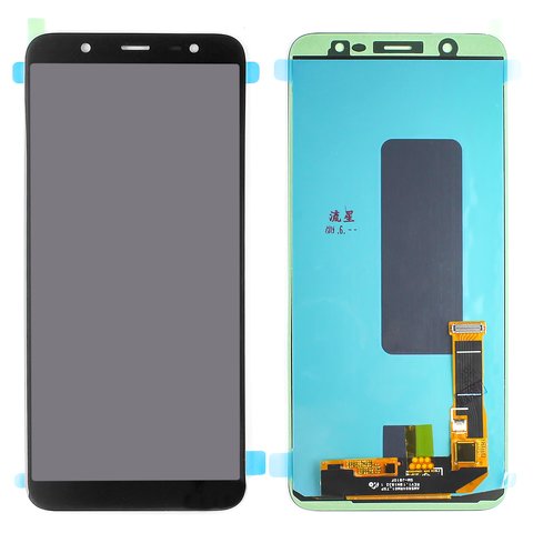 Pantalla LCD puede usarse con Samsung J800 Galaxy J8, J810 Galaxy J8 2018 , J810 Galaxy On8 2018 , negro, sin logotipo, sin marco, High Copy, OLED 