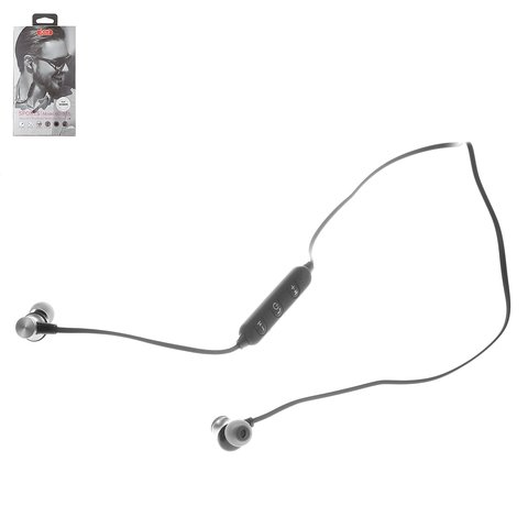 Headphone XO BS5, wireless, vacuum, gray, black 