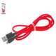 USB кабель Hoco X29, USB тип-A, Lightning, 100 см, 2 A, красный, #6957531089728