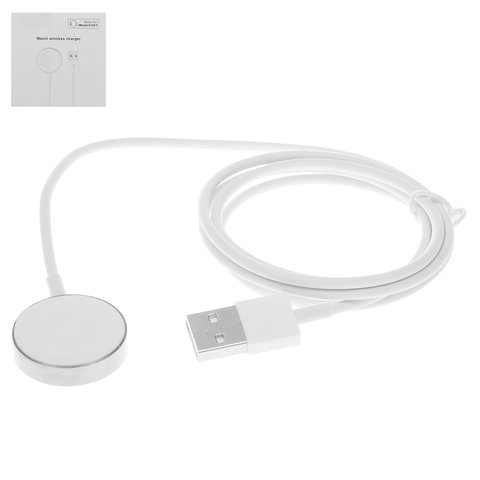 Wireless Charger Hoco CW16 compatible with Apple Smart Watches, (USB input 5V 1A , output 5V 0,35A , white 