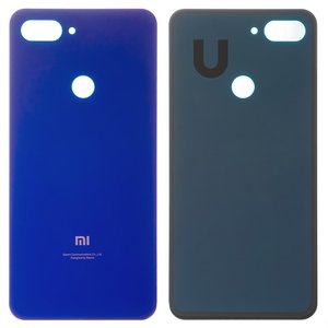 Panel trasero de carcasa puede usarse con Xiaomi Mi 8 Lite 6.26", azul, M1808D2TG
