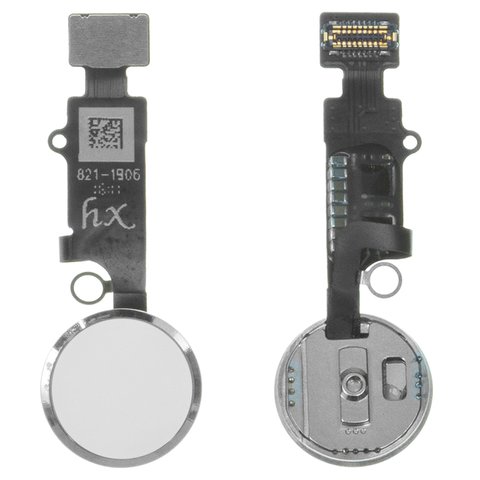 Cable flex puede usarse con iPhone 7, iPhone 7 Plus, iPhone 8, iPhone 8 Plus, iPhone SE 2020, de botón HOME, blanco, sin lector de huellas dactilares sin Touch ID , con plástico, HX, 5th gen