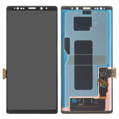 Pantalla LCD puede usarse con Samsung N960 Galaxy Note 9, negro, sin marco, original vidrio reemplazado , midnight black