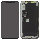Дисплей для iPhone 11 Pro, черный, с рамкой, HC, (AMOLED), GX OEM soft