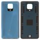 Housing Back Cover compatible with Xiaomi Redmi Note 9 Pro, (gray, 64 MP, M2003J6B2G)