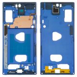 Housing Middle Part compatible with Samsung N975F Galaxy Note 10 Plus, (dark blue, LCD binding frame)