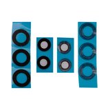 Camera Lens compatible with Samsung A336 Galaxy A33 5G, (black, without frame, set 5 pcs.)