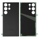 Housing Back Cover compatible with Samsung S918 Galaxy S23 Ultra, (black, phantom black)