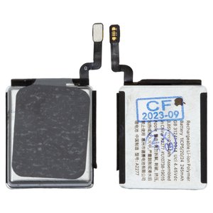 Battery A2277 compatible with Watch 5 40mm, Watch SE 40mm, Li Polymer, 3.85 V, 245 mAh, Original PRC , A2355,A2156,A2094,A2092,A2351,A2353  