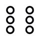 Camera Lens compatible with Samsung A145 Galaxy A14, A245 Galaxy A24, M146B Galaxy M14, (black, without frame, set 3 pcs.)