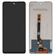 LCD compatible with Tecno Spark 20 Pro (KJ6); Infinix Hot 40 (X6836), Hot 40 Pro (X6837), (black, without frame, Original (PRC), TXDI680QBQPX)