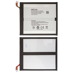 Battery LiU28104142PVUTL compatible with Blackview Oscal Pad 10, Tab 7 Pro, Li ion, 3.8 V, 6580 mAh, Original PRC  