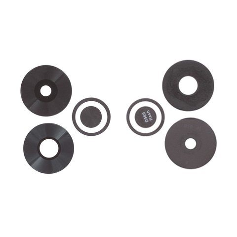 Camera Lens compatible with Xiaomi Poco M6 4G, Redmi 13, black, without frame, set 3 pcs. 