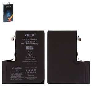 Battery Deji compatible with Apple iPhone 12 Pro Max, Li ion, 3.83 V , 4410 mAh, High Capacity, without error "Unknown Part", decode battery 